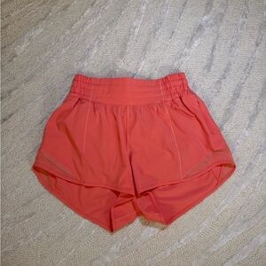 Lululemon Athletica Coral Athletic Shorts
